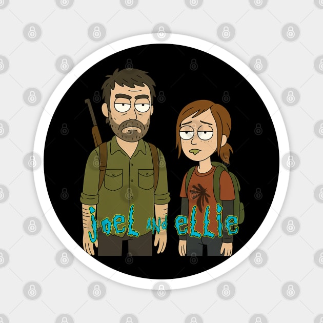 Multiverse Mix: Joel and Ellie Magnet by Tv Moments